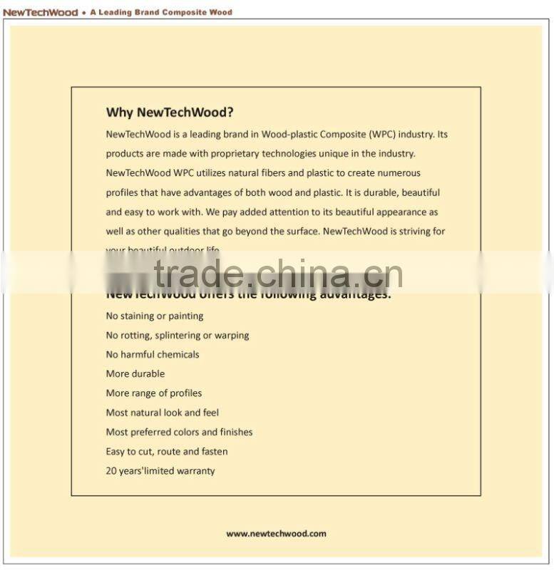 Exterior WPC Wall Cladding Board