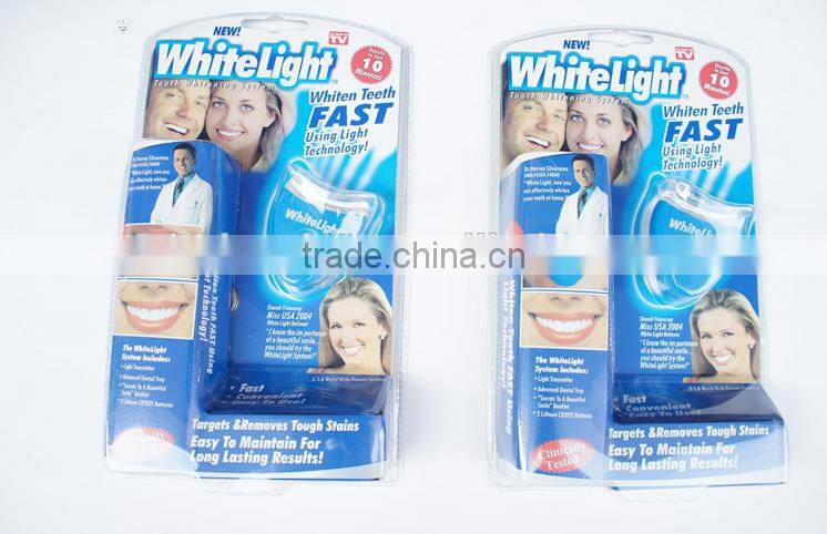 home teeth whitening kit with LED light