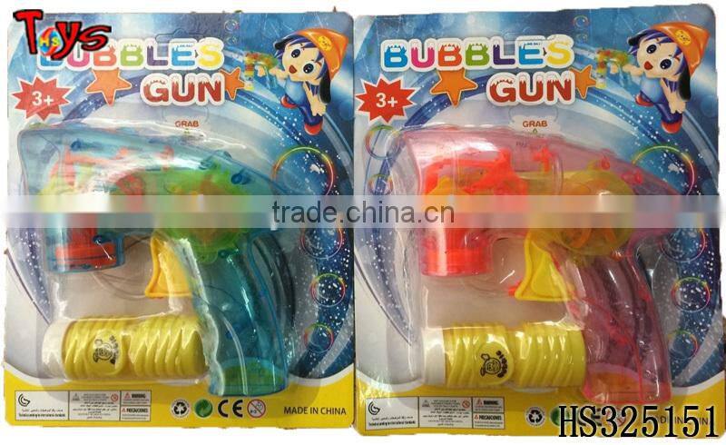 friction flashing toy bubble blower gun model toy