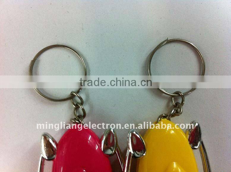 Lovely promotional keychain light