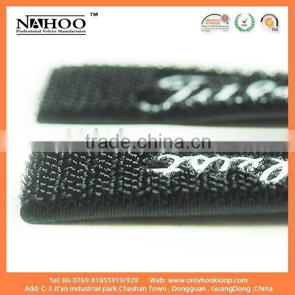 Printed hook loop/printed logo hook and loop tape/ high quality printed hook and loop