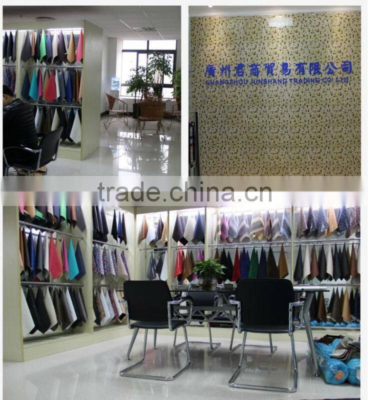 Fabric backing PU glitter for lady shoes