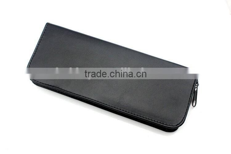 PU Bags Leather Professional Hairdressing Shear Scissor Pouch Double Scissors Packing Bag Storage Case