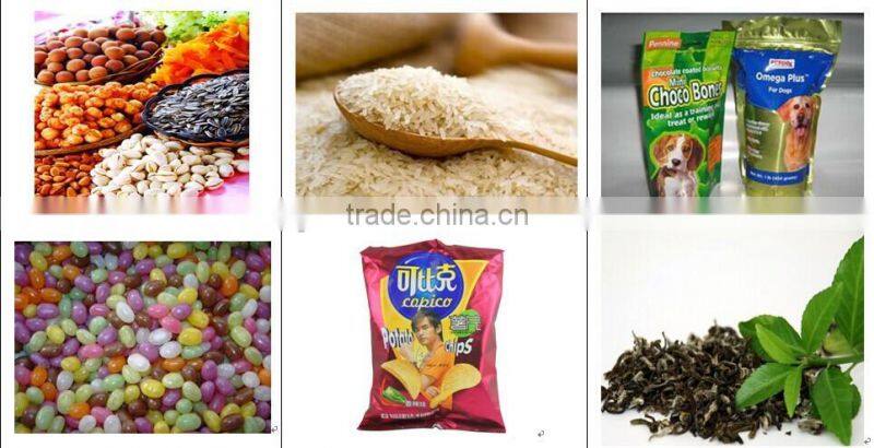 Peanuts packing machine with multihead weigher and vertical packing machine