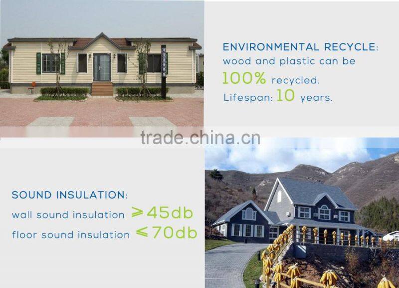 ISO standard light steel frame house villa design