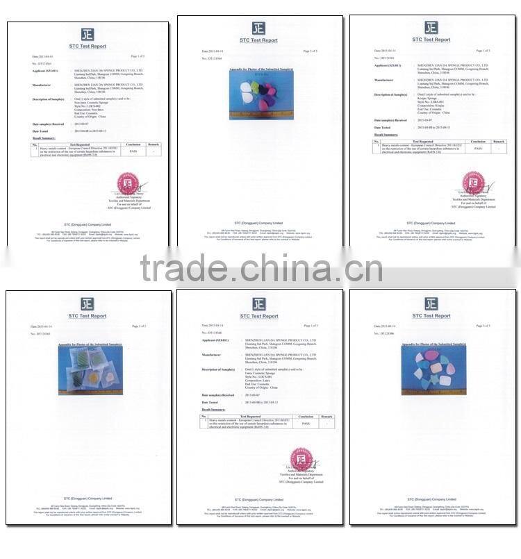 Certified skin-friendly custom shape & color korean puff blender ODM available