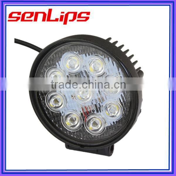 27W 2640LM Circular EPISTAR LED WORK LIGHT IP 67 for off road/ SUV/TRUCK/ATV