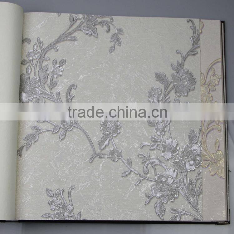 new catalog of 2014 pvc deep embossed wallpaper Italian style Alpha 80501 waterproof soundproof