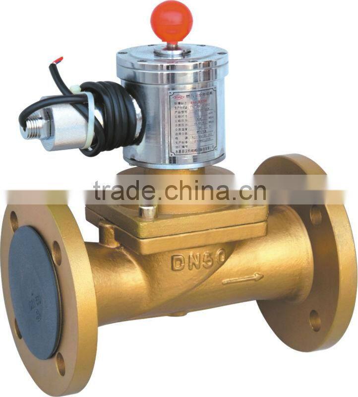 Solenoid valve for natural gas system