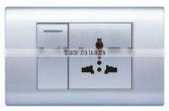 beautifull wall switch and socket,usa style 15a twins socket