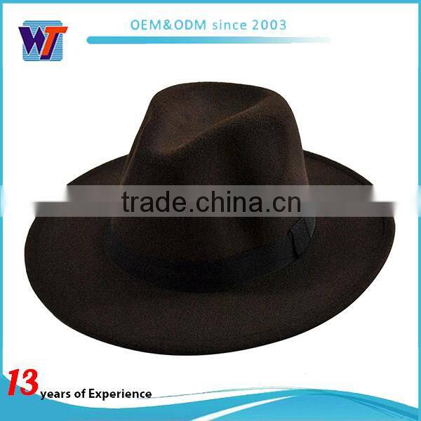 Hotsale fashion man's classic fedora hat