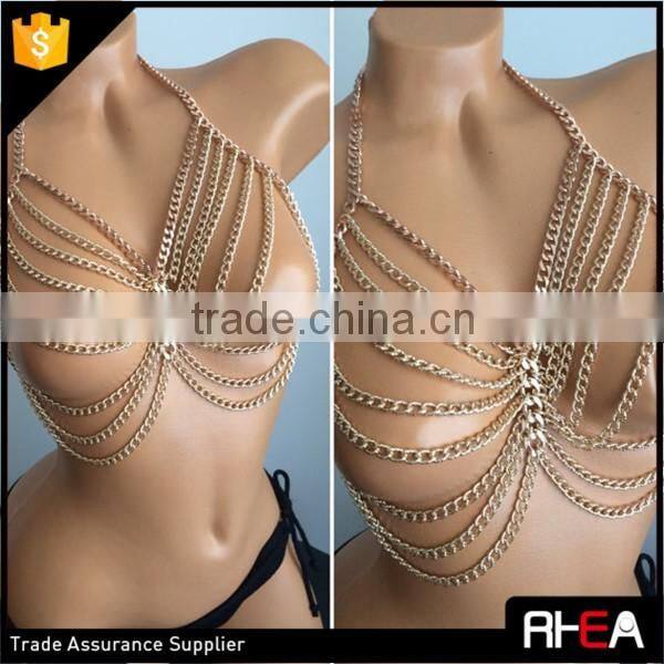 Rose Gold Color Beach Body Chain Jewelry