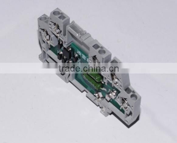 Ultra thin control series two line lightning current and surge protector