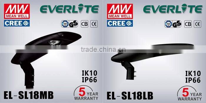 2 pcs CREE/ Epistar LED 80w-120w 3/5 years warranty CE GS cob led street light 120w