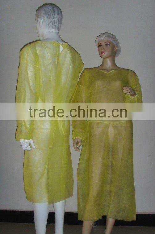 2012 YELLOW sterile long sleeve surgical operating gowns