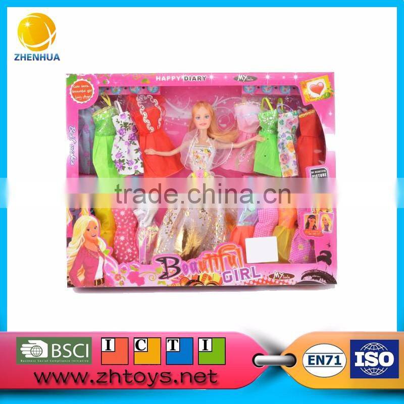 Attractive doll with gorgeous window Display a series of robe doll for sale