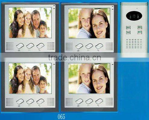 7 inch color 4-wire home security digital wireless video door phone
