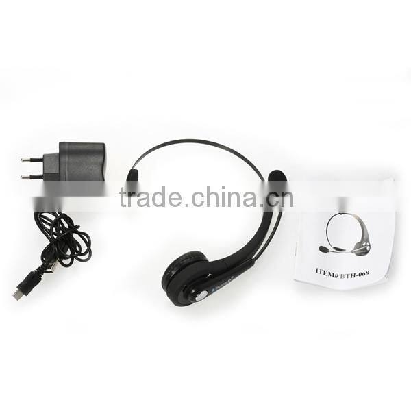 bluetooth headset with microphone,Over-the-head design and with retractable band---Melody Lee