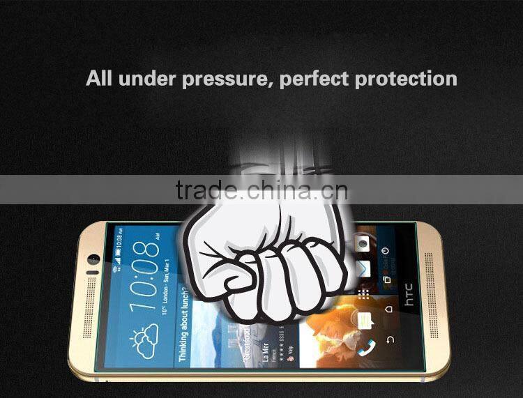 New 0.3mm Super Clear Tempered Glass Screen Protector 2.5D Protective Film for HTC One M9