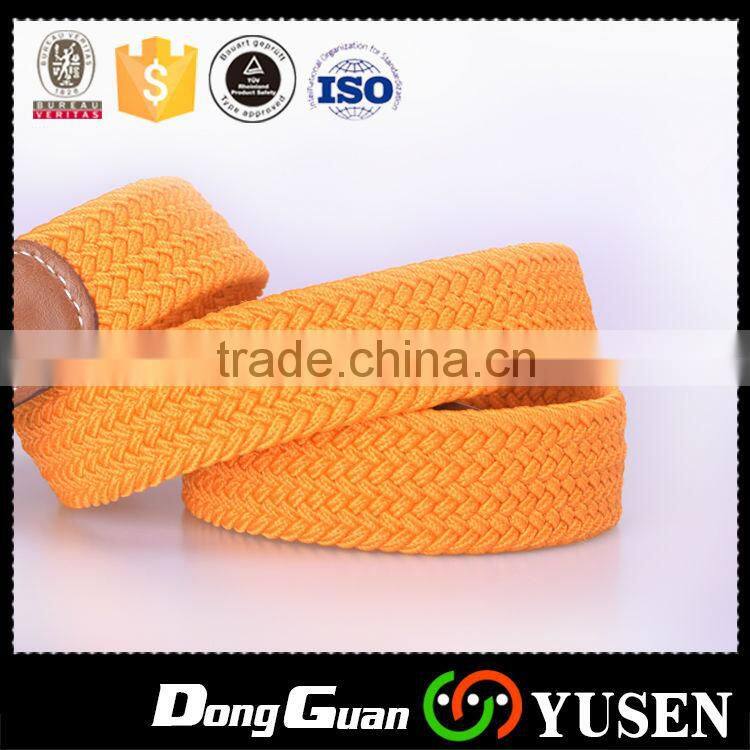 2015 Hot Selling Woven Fabric Thin Women Fashion Belts for sale