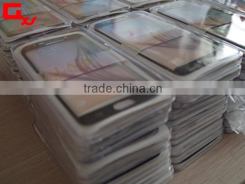 2016 3D hot selling 0.3mm full coverage hook tempered glass full coverage hook tempered glass for s7 edge