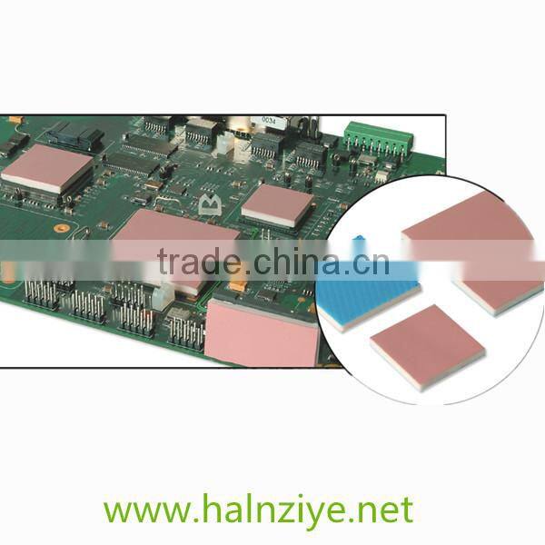 silicone thermal conductive pad with adhesive CPU