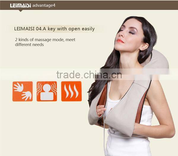 TUV Ruian LEIMAISI PU OEM home kneading body portable massage belt