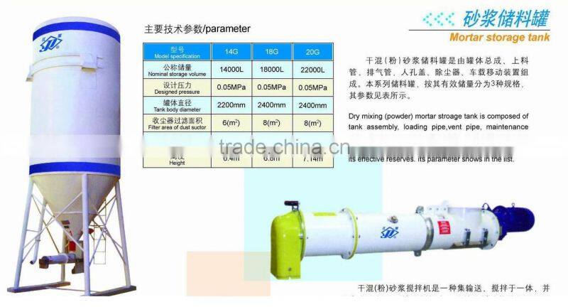 MORTAR STROAGE TANK, MORTAR MIXER
