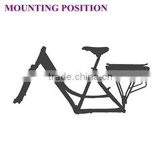 36V 14.5AH imported Samsung rack type ebike battery made in China