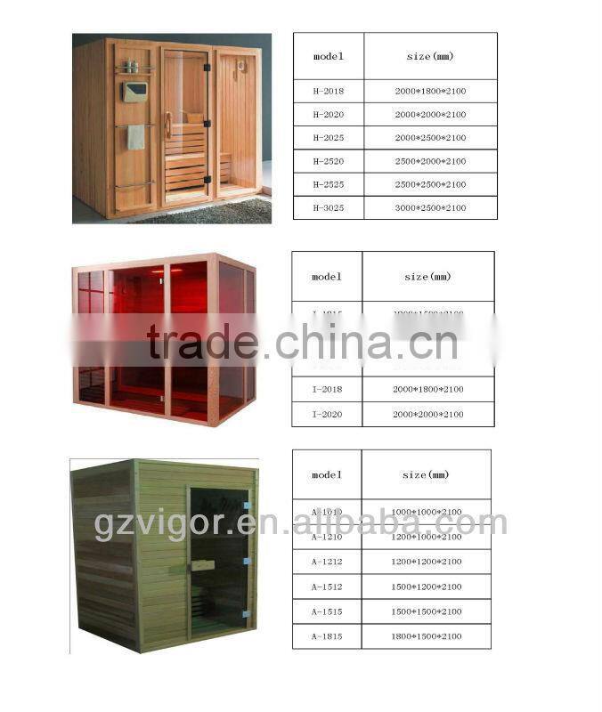 massage sauna rooms,sauna room with sauna heater