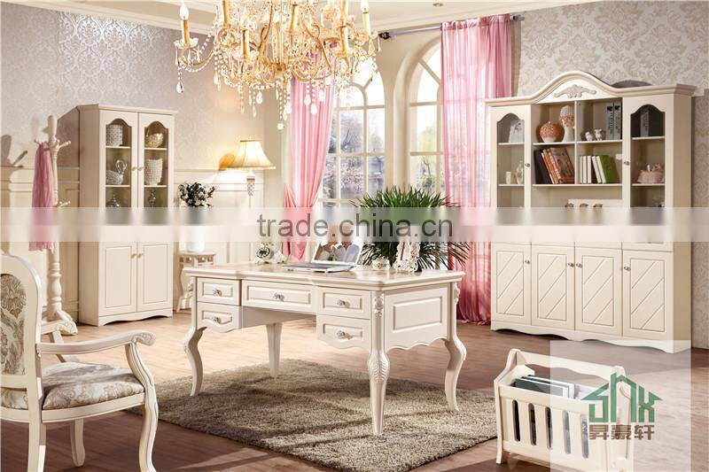 White Antique Bookcase With Glass Doors HA-C# Design In Book Shelf Cabinet Two Doors Corner Bookcase