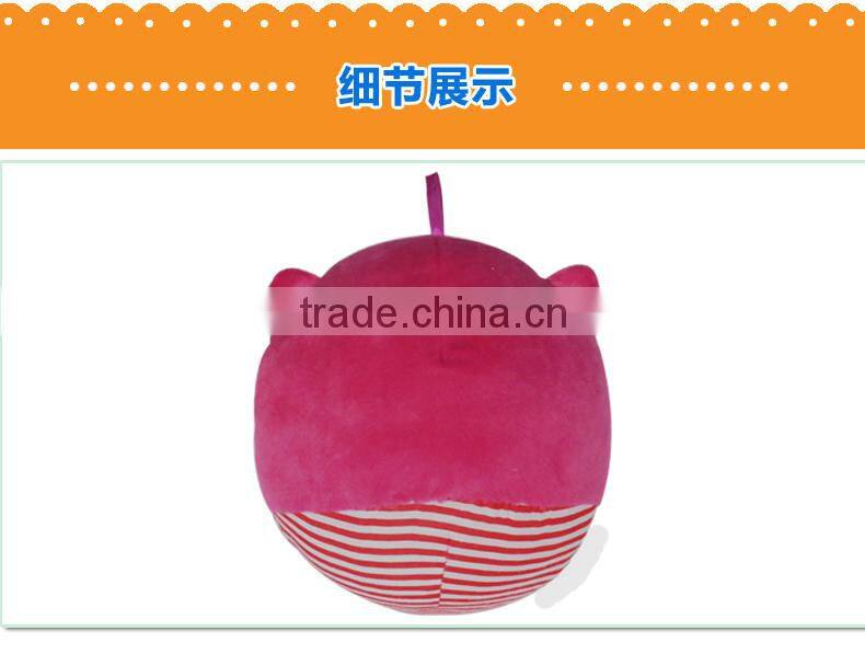 Baby Plush Confort Toy Kaifulan new style bell inside pink fox