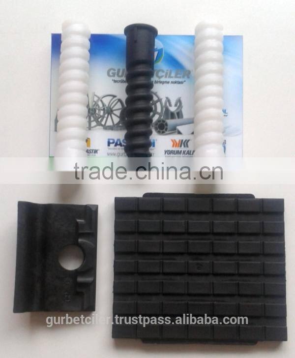 Nylon plastic dowel for screw spike, railway accessories made in Turkey