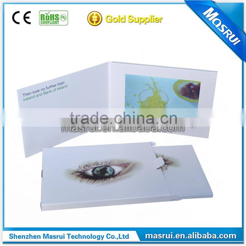 advertising video card Use and Invitation Card Card Type video screen brochure