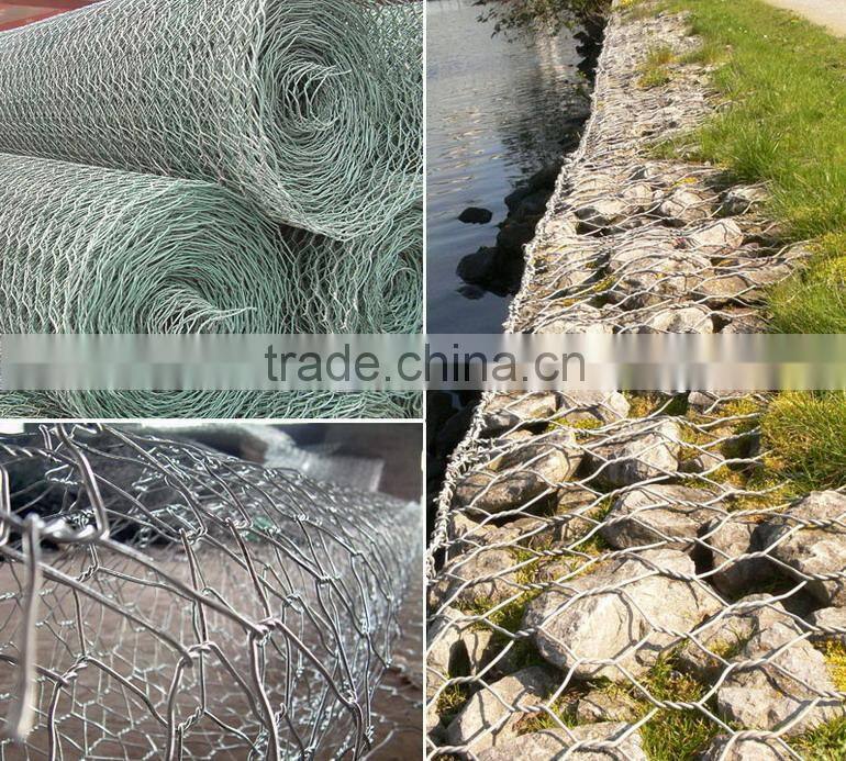 Best price! Galvanized PVC coated gabion basket/ gabion box/ galfan gabion