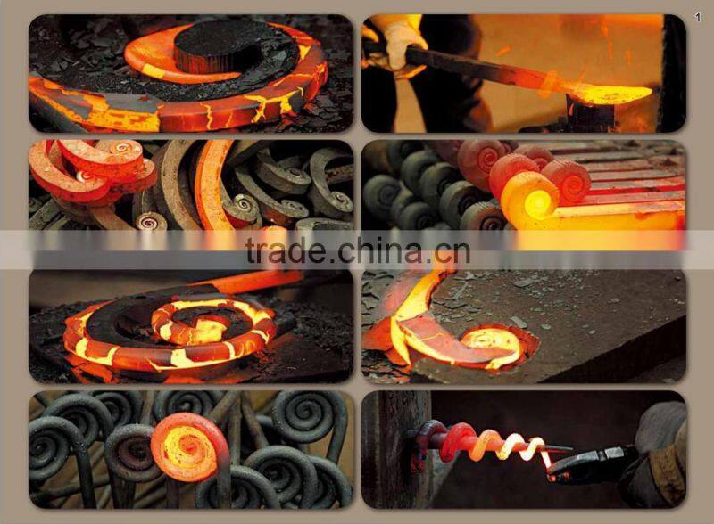 Cheap rustproof decorative wrought iron fence designs