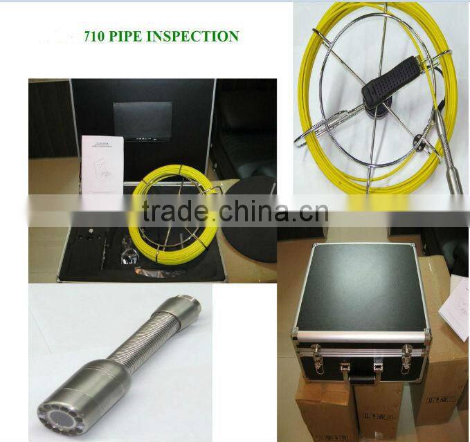 23mmx120mm camera water pipe inspection camera With DVR Function and 50m cable