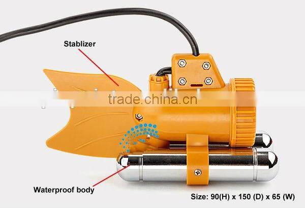 CCTV Underwater inspection with DVR and 20m Cable Rotate at 360 Degree 7"LCD Screen 1/3 SONY EFFIO 420 TVL Camera