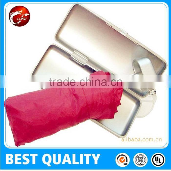 5 folding mini umbrella with case
