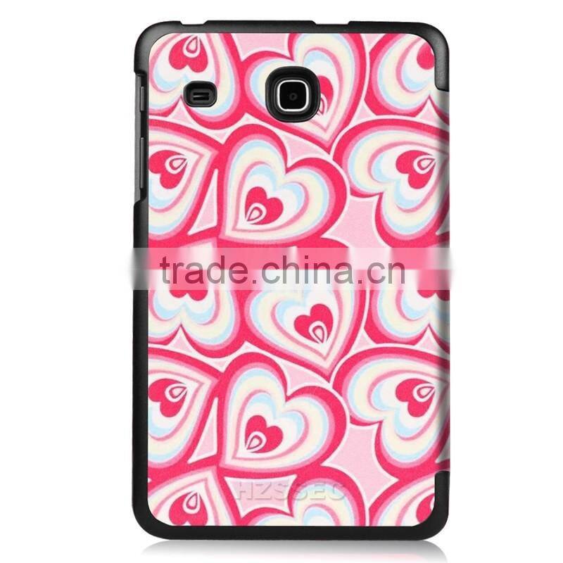 2016 new arrival with pattern printing tablet cover case for Samsung Tab E8.0