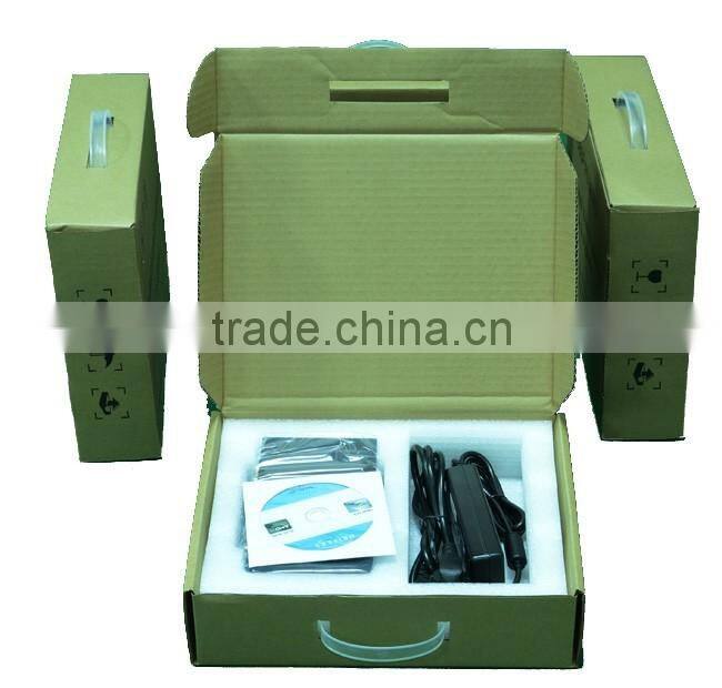 mini 1U server Barebone J1900 4 ehternet firewall Fanless small case