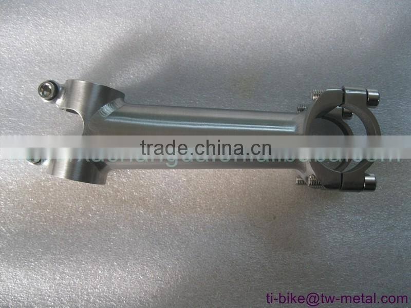 super light titanium bicycle stem OEM hand brush finished cheap ti bike stem customized titan city bike stem XACD made in china