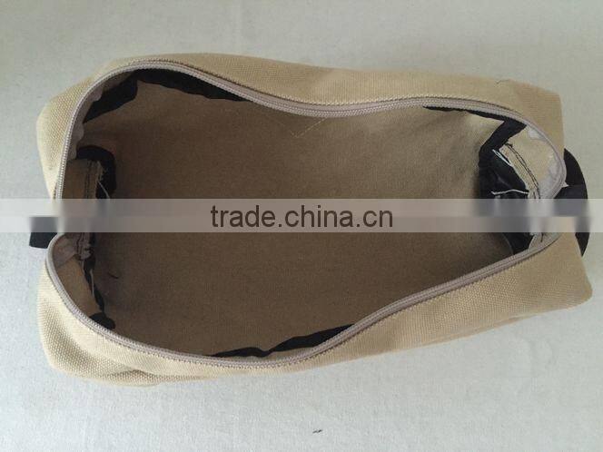 Wholesale fashion canvas travel shoes carry bag(CAS15-030)