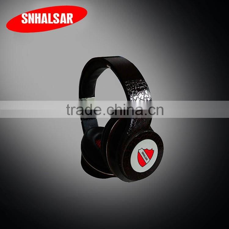 HD Voice OEM leather headphones gaming headset earbuds