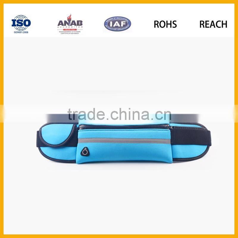 2016 Trendy Men and Women Cycling Waist Bag with Earphone Output Socket