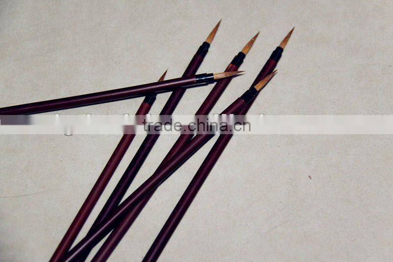1pcs Professional Tellow wolf hair &Bamboo handle Writing brush