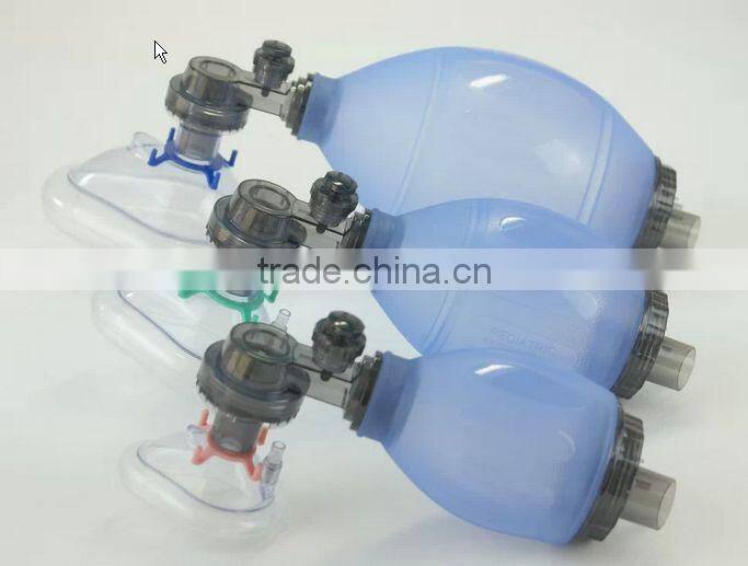 First Aid PVC Manual Resuscitator Ambu Bag