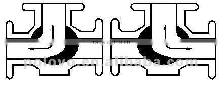 Manual operated pvc 3way 2'' pvc valves