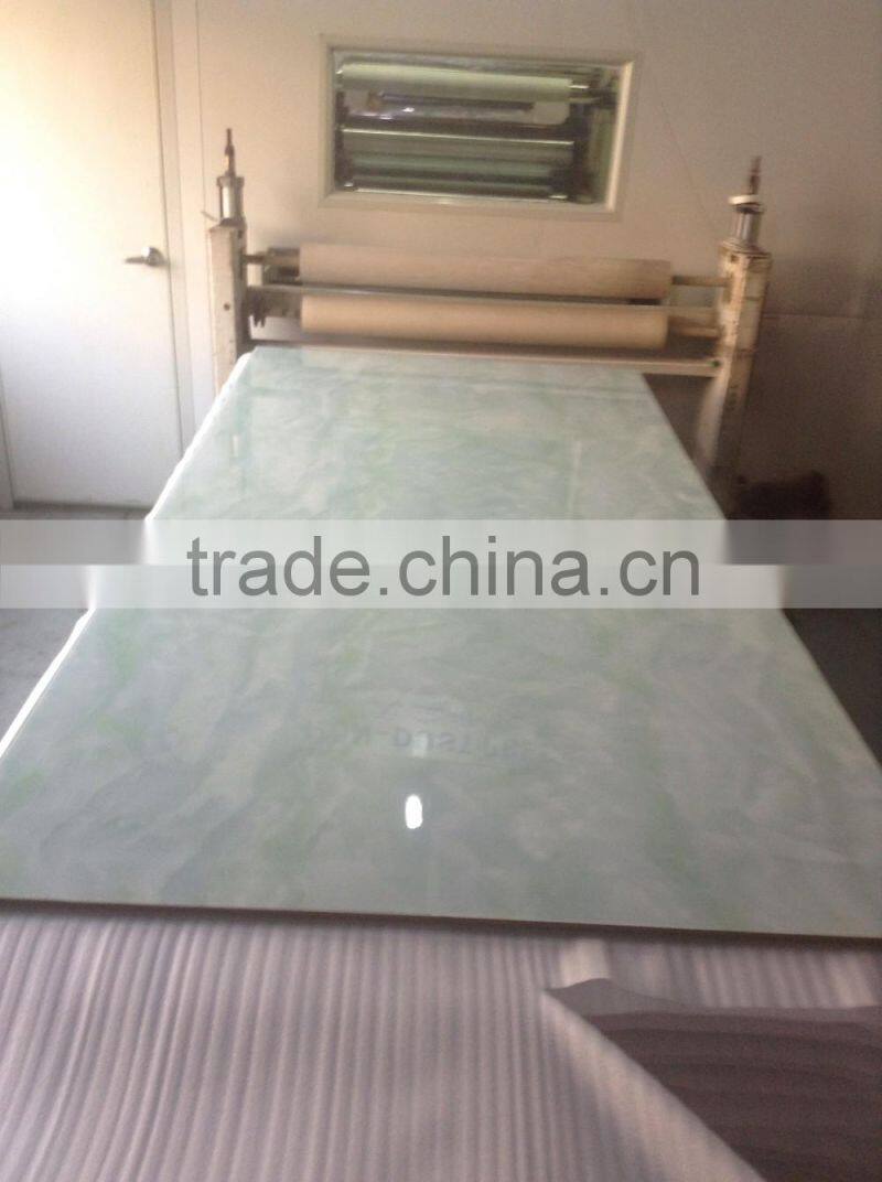 Marble color acrylic sheet laminated mdf /plywood for kitchens