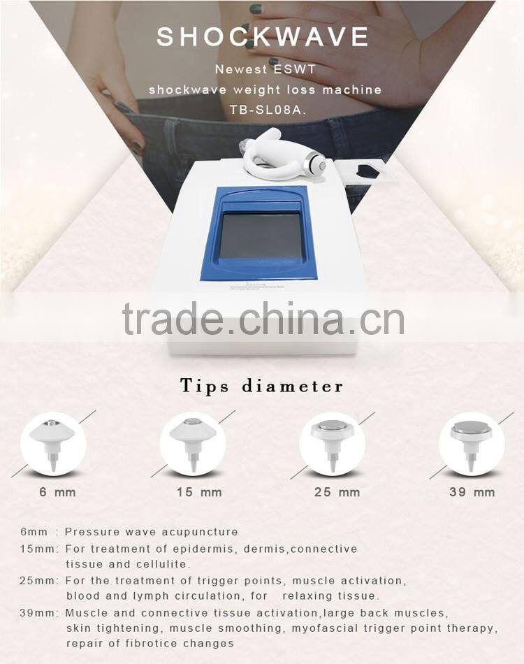 10HZ eswt electro shock wave therapy machine for slim body